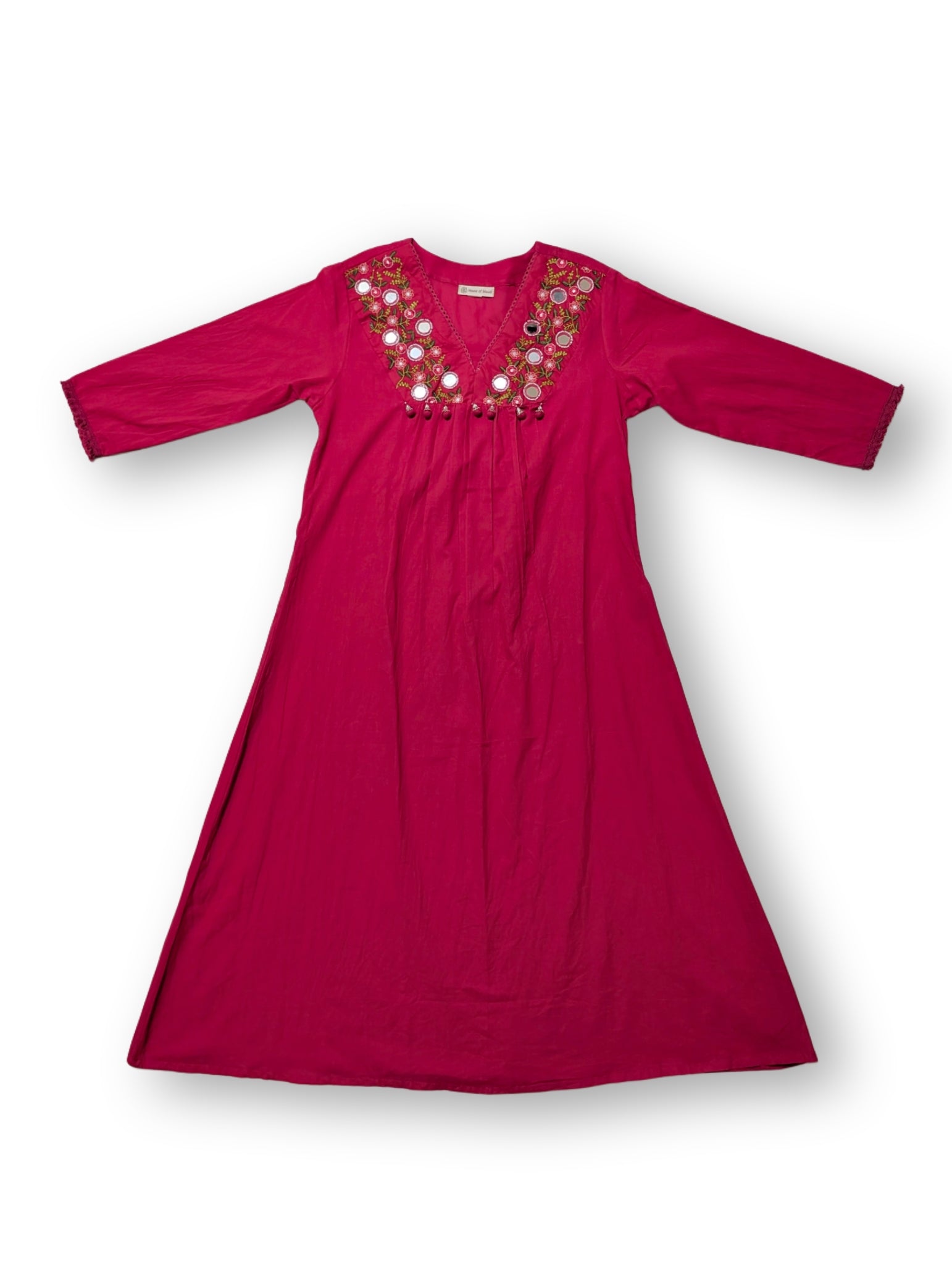 Gulabi Noor Mul Cotton Embroidered Suit Set