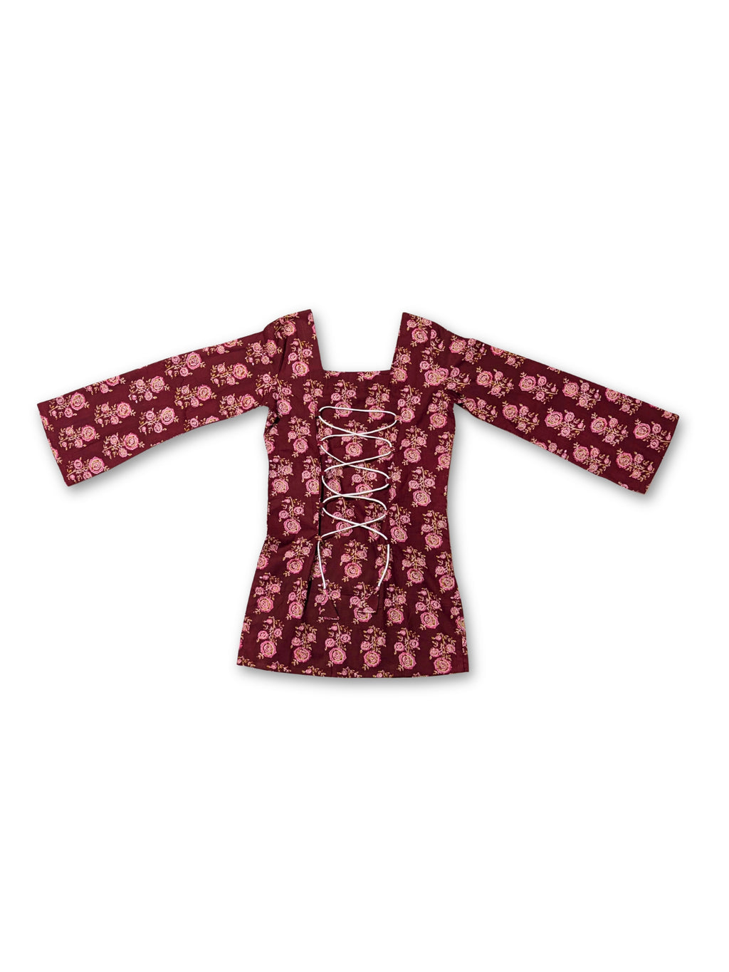 House of Maudi- Heer back dori Brown short kurti