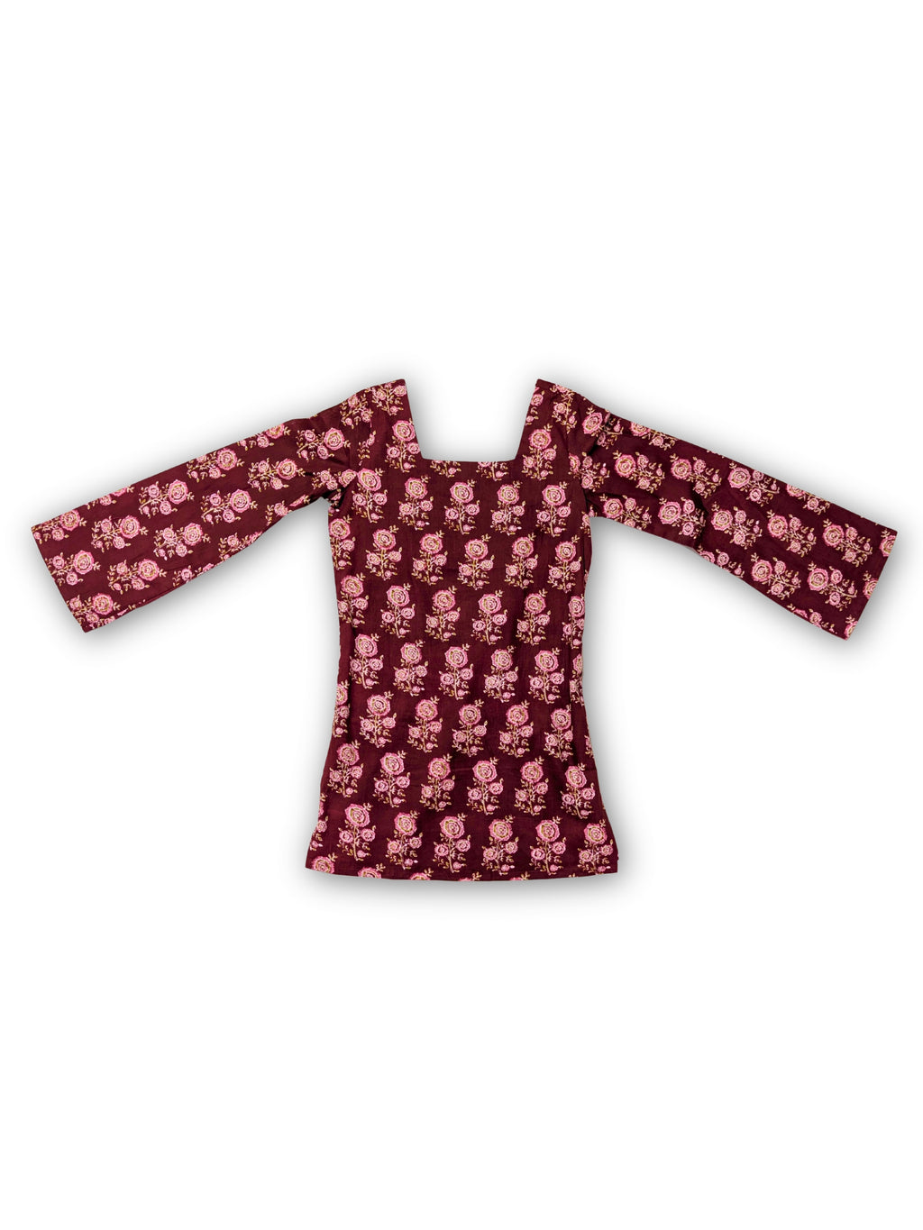 House of Maudi- Heer back dori Brown short kurti