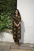 Rekha Cotton Grey Kurta Set